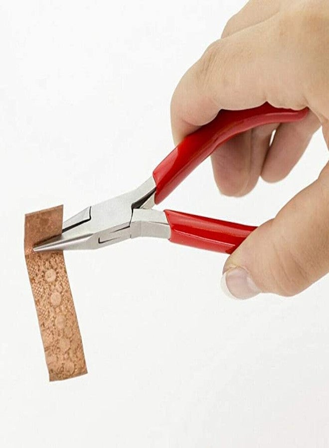 ATAR Plier For Wire Wrapping || Jewelry Making Plas Player Tool || Long Pin Nose Pliers Jewelry Pakad Tool || Size - 5 Inch (Colour of grip may vary) - Image 5